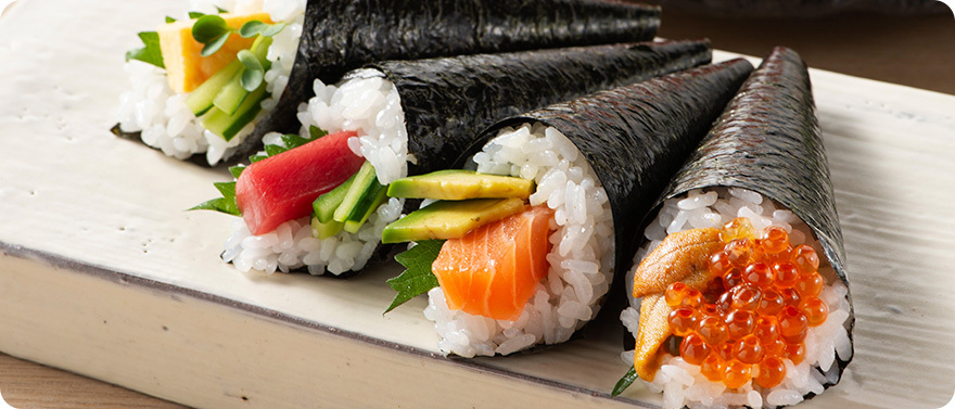手巻き寿司に