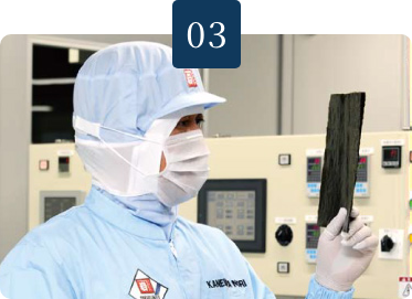 最後は職人の手で品質を守る